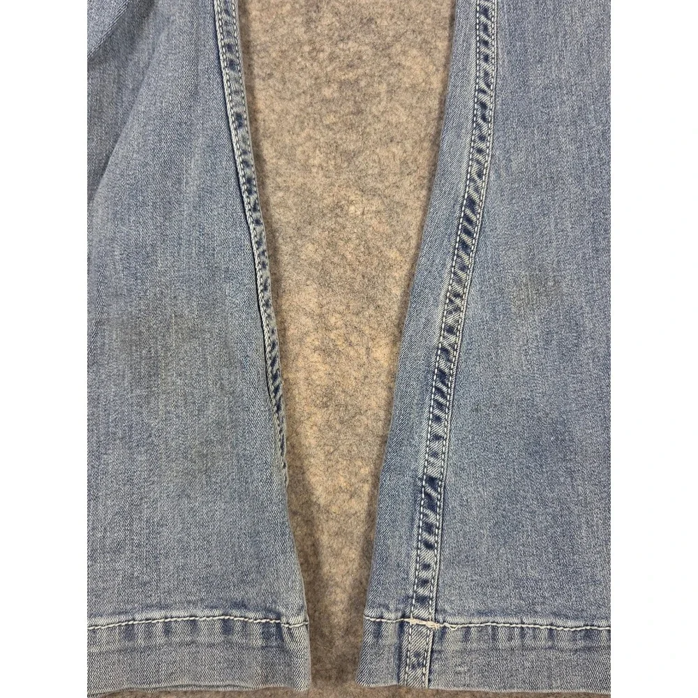 Shyanne Super Bell Bottom Y2K Flare Jeans Womens 28x34 Blue Light Wash Jewels